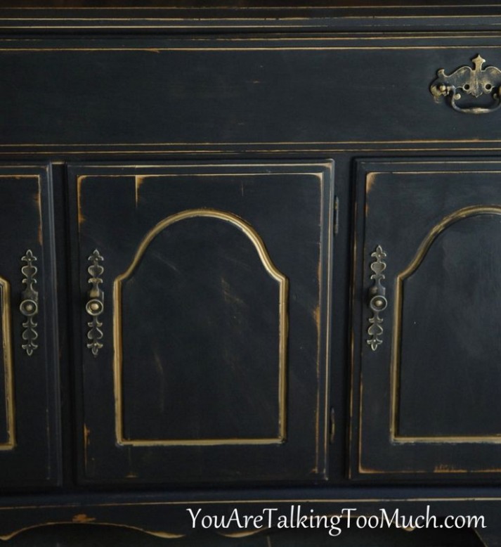 Painted Black Buffet With Annie Sloan Graphite | Diy Ideas ..