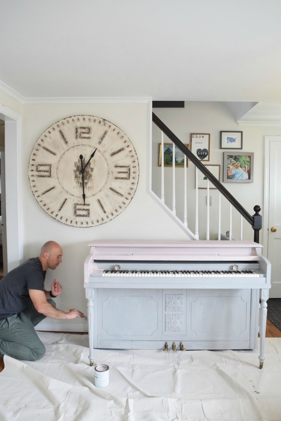 Painted Piano Soft Pink Chalk Paint Nesting With Grace Where To Buy Annie Sloan Chalk Paint In Utah