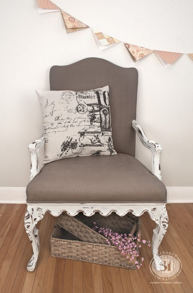 Painting Fabric With Chalk Style Paints: Granny Chair ..