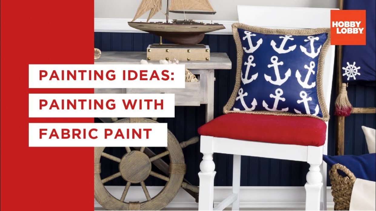 Painting Ideas: Painting With Fabric Paint | Hobby Lobby® Does Hobby Lobby Sell Annie Sloan Chalk Paint