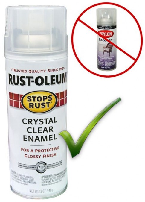 Painting | Varnish :: Rustoleum Crystal Clear Enamel Spray ..
