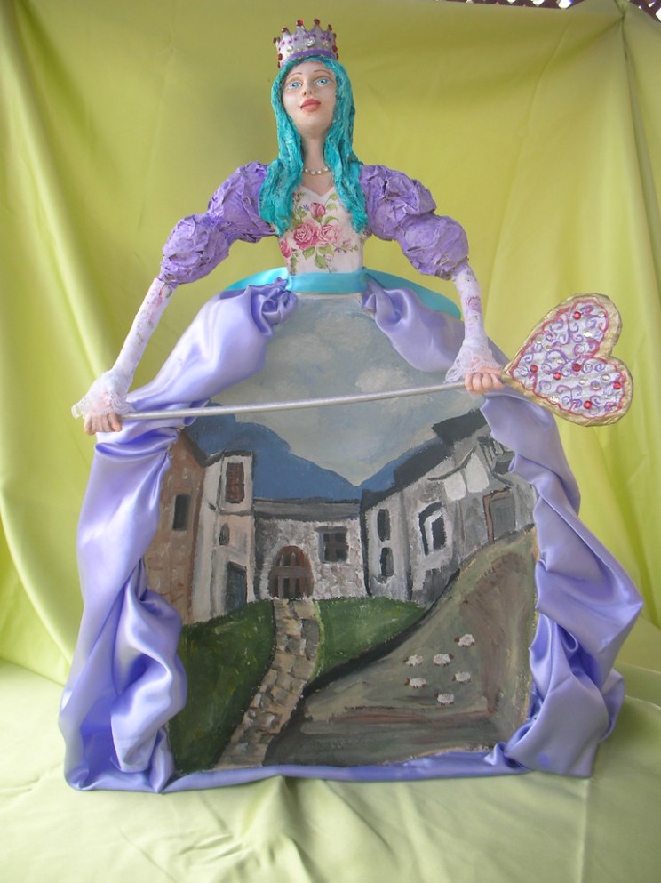 Papier Mache Doll Painting Air Dry Clay Sculptures