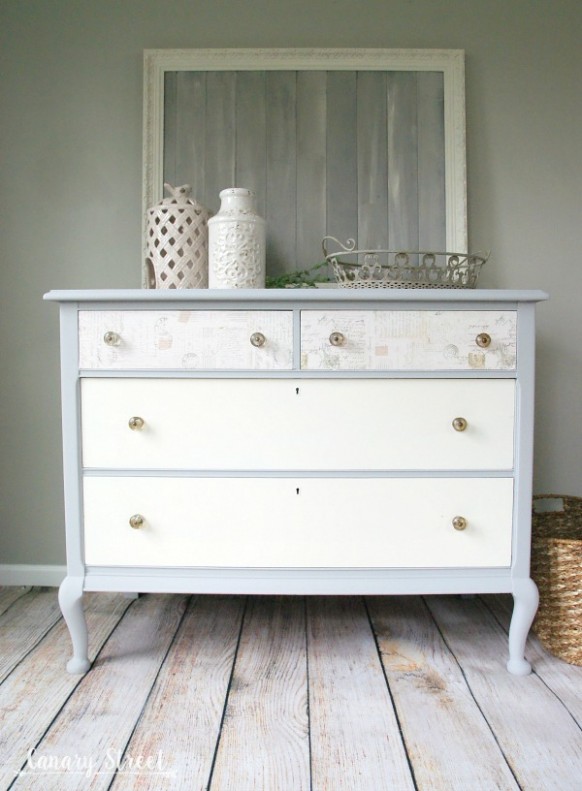 Paris Grey And White Dresser Canary Street Crafts Does Hobby Lobby Carry Annie Sloan Chalk Paint