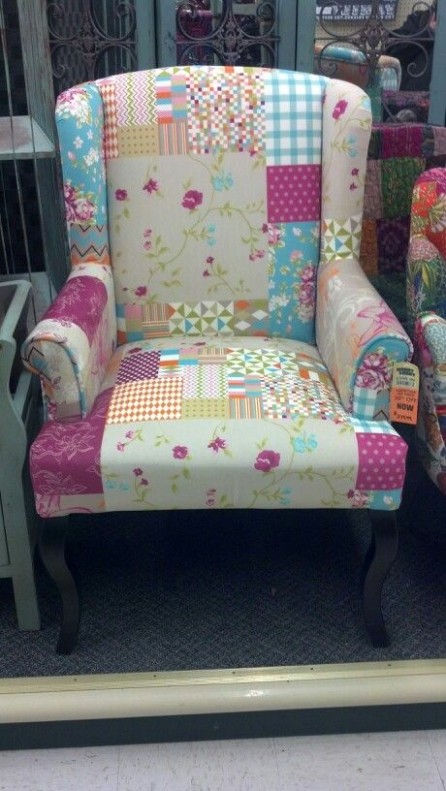 Patchwork Chair At Hobby Lobby! So Cute! | Home ..