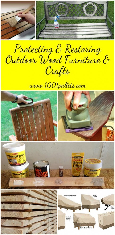 Protecting & Restoring Outdoor Wood Furniture & Crafts Can You Paint Over Chalk Paint With Acrylic Paint