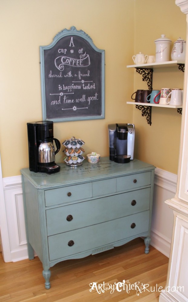 "coffee Bar" Server W/shelves It Moved! Artsy Chicks Rule® Hobby Lobby Furniture Cabinets