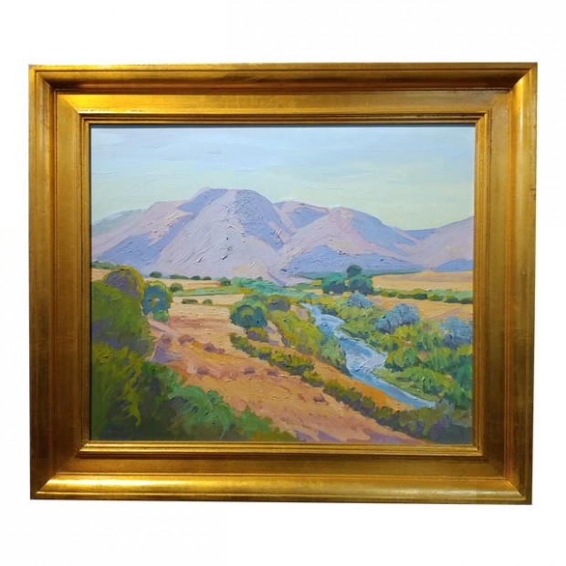 Raymond Cuevas "landscape Near Santa Barbara" California ..