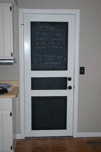 Reader Redesign: Door Decor | Young House Love Can You Chalk Paint A Metal Door