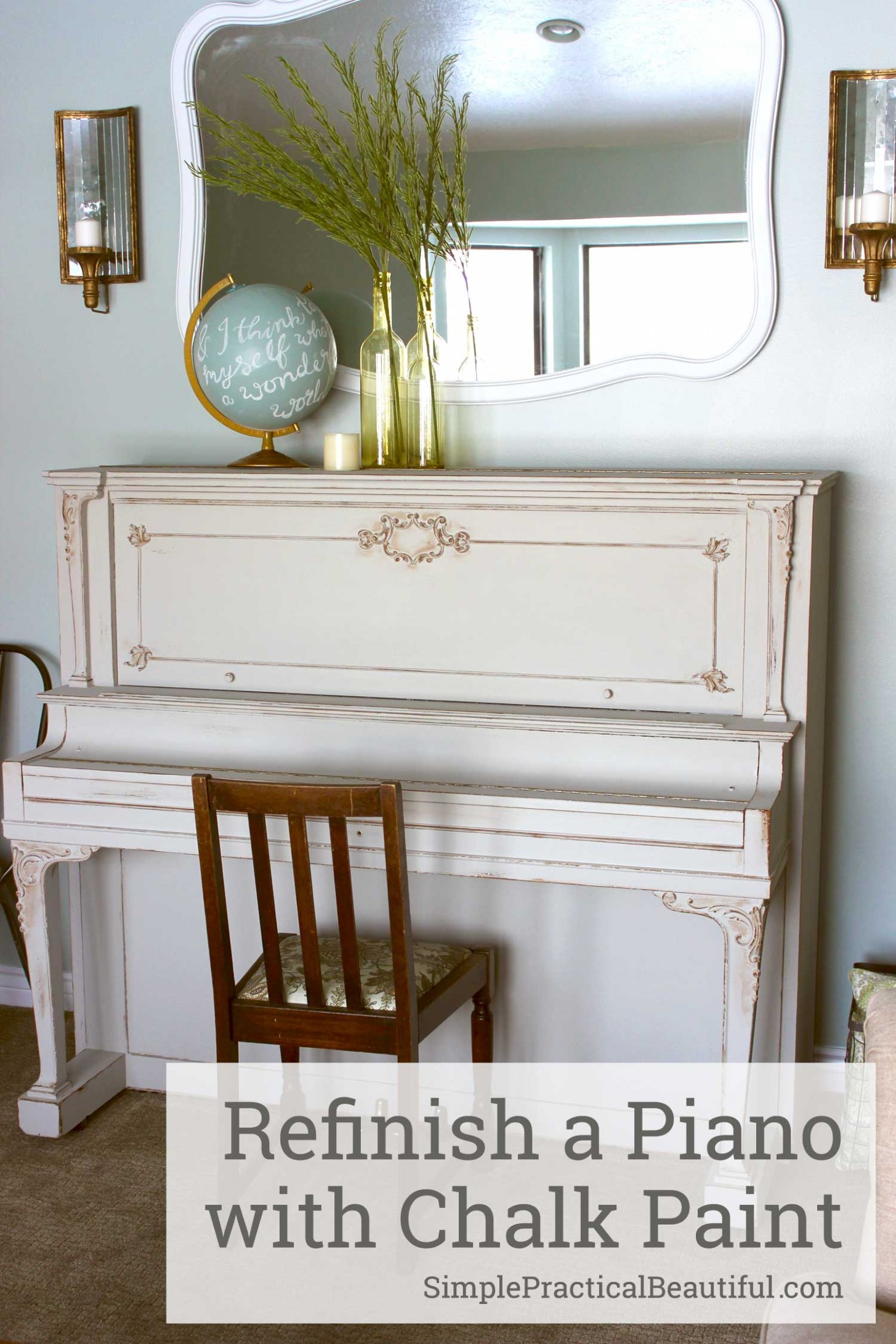 Refinish A Piano With Chalk Paint | Simple Practical Beautiful How To Do Chalk Paint On Wood