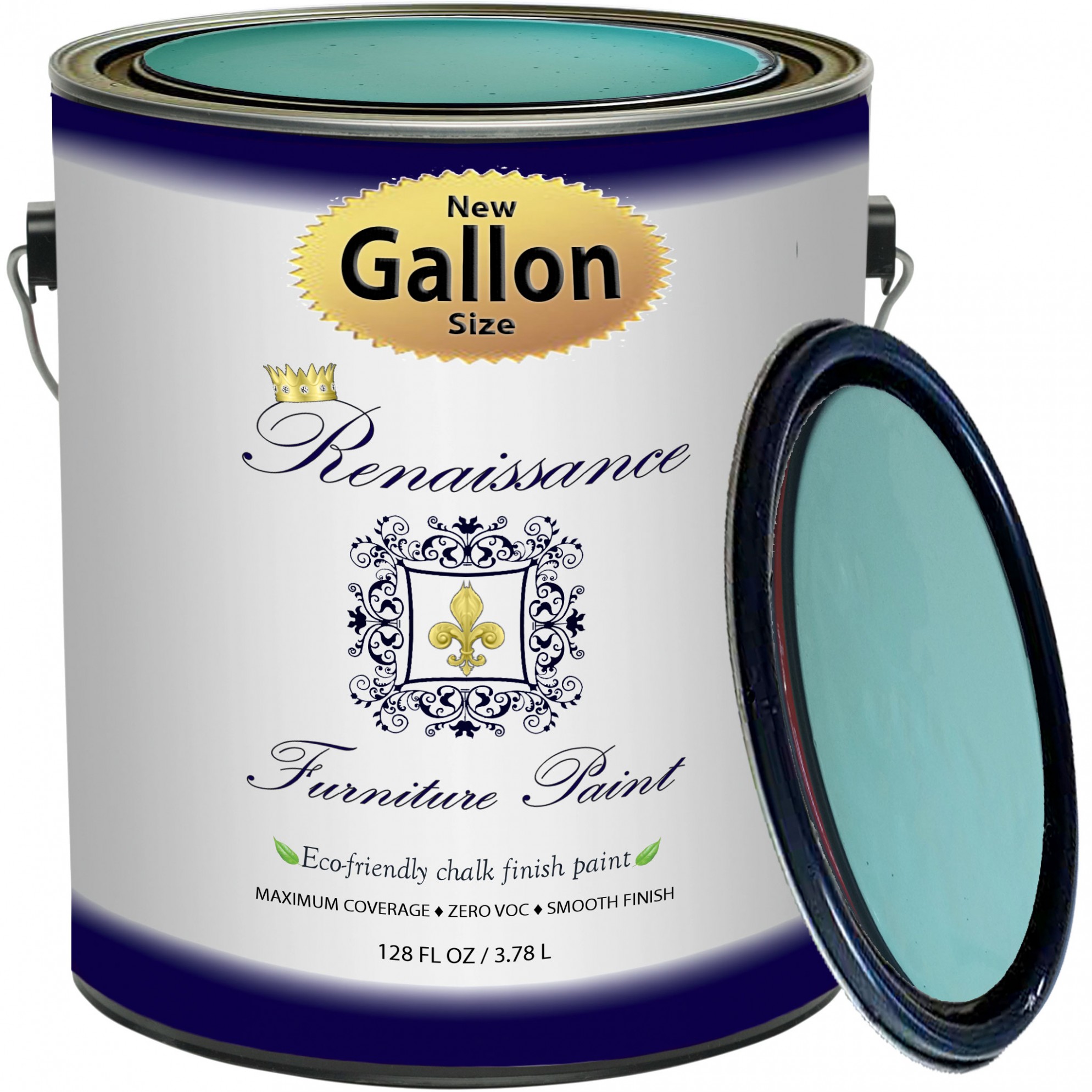 Renaissance Chalk Finish Paint Lemon Gallon (6oz) Chalk ..