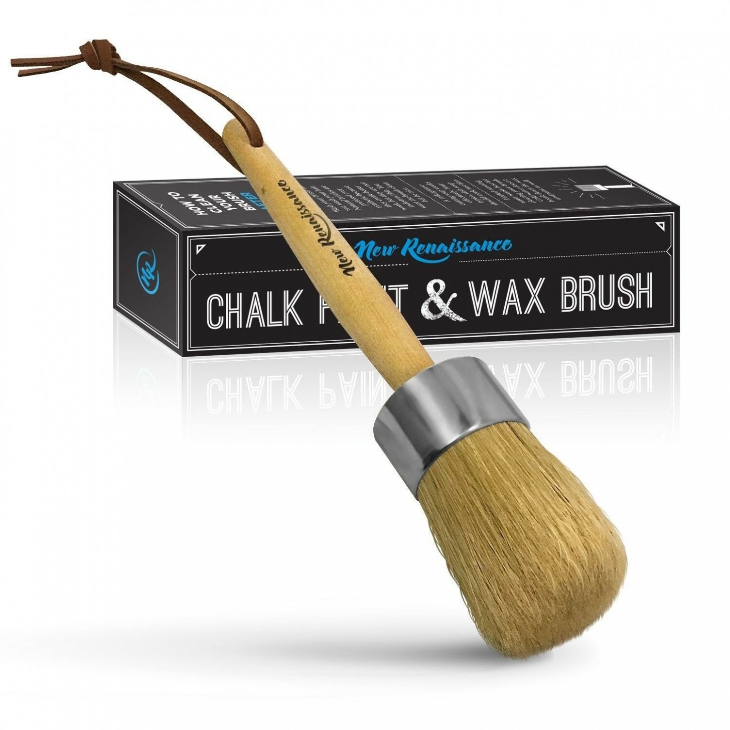 Renaissance Chalk Finish Paint Wax Pro Brush Natural Bristle Annie Sloan Large Wax For Annie Sloan Chalk Paint