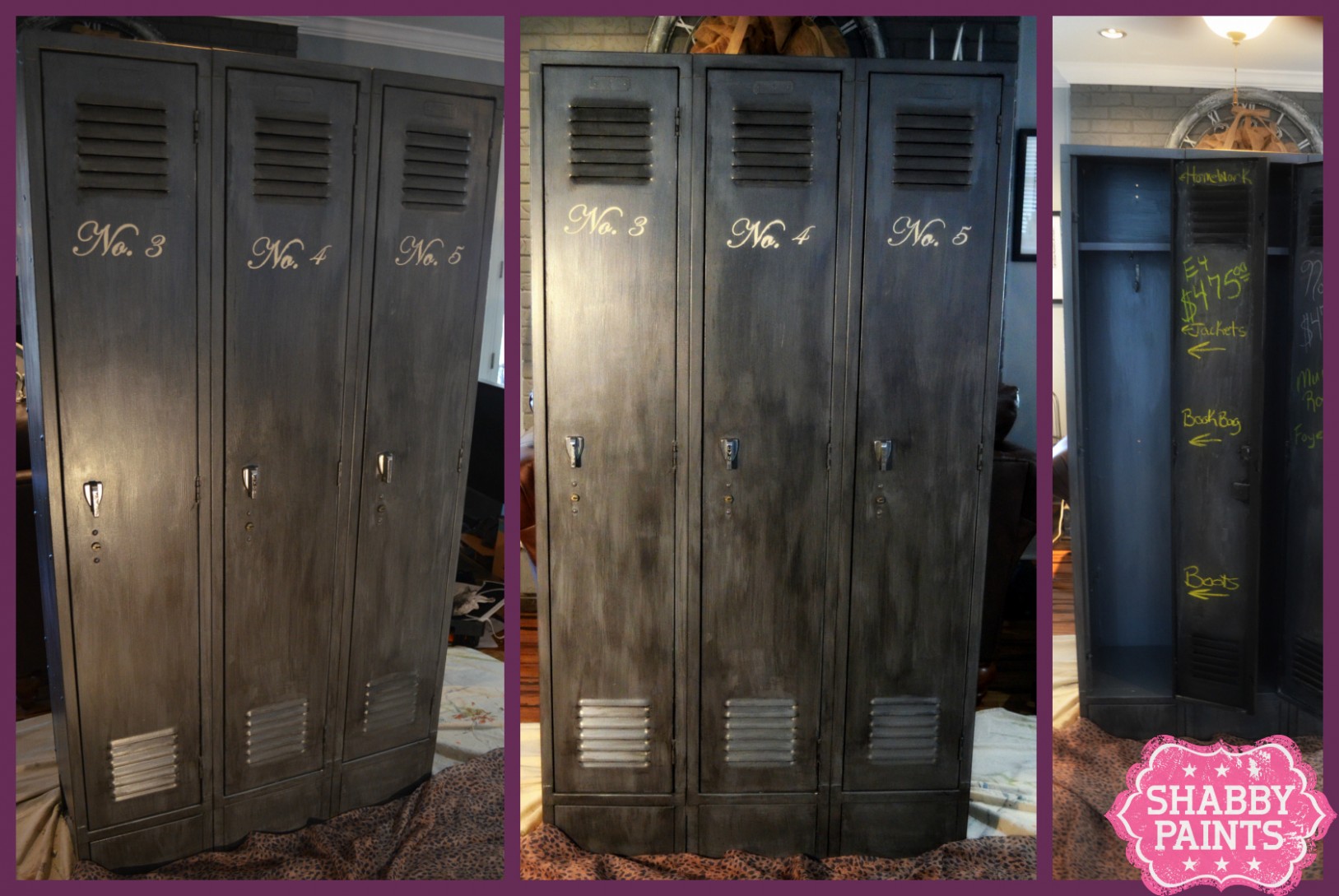 School Lockers Get New Love With Chalked Paint And Shimmer Finish ..