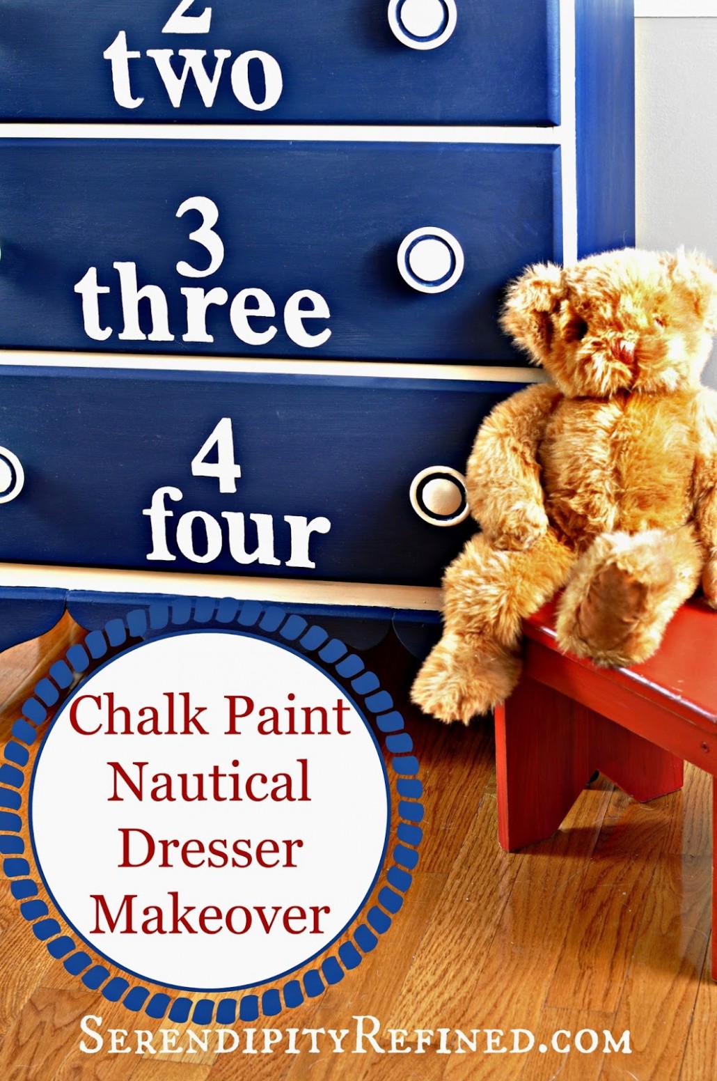 Serendipity Refined Blog: Chalk Painted Child Dresser ..