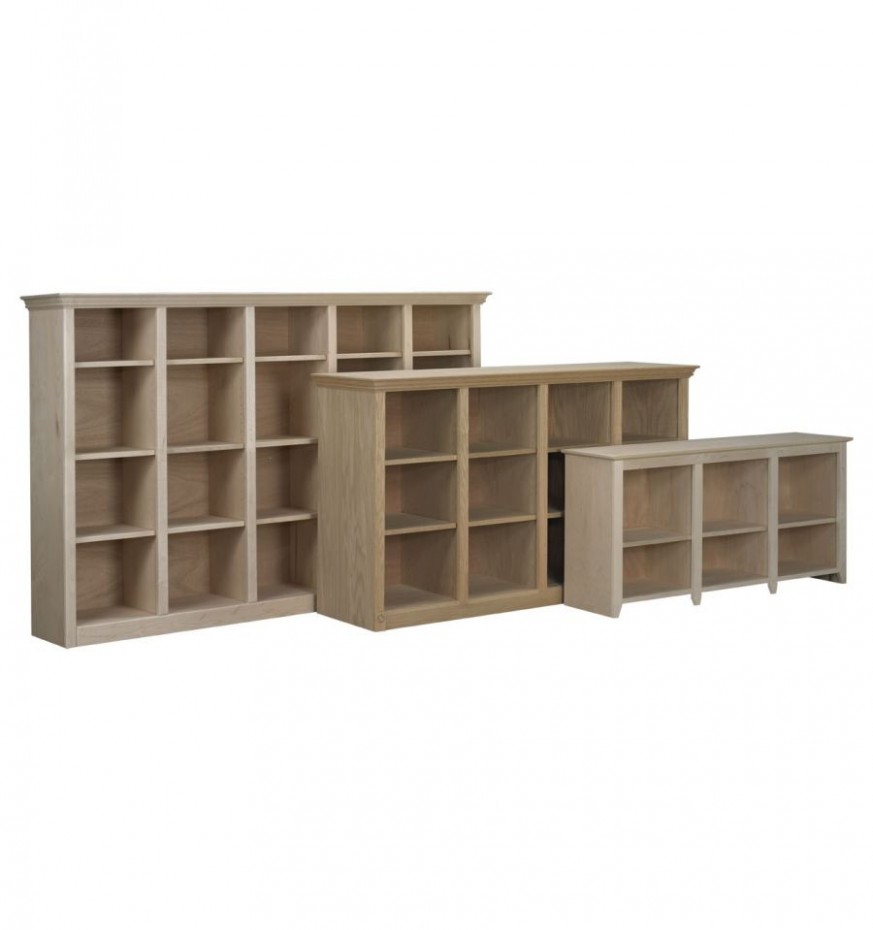 Shaker Bookcases: Open W Dividers | Awb Bk8 Hobby Lobby Furniture Bookshelf