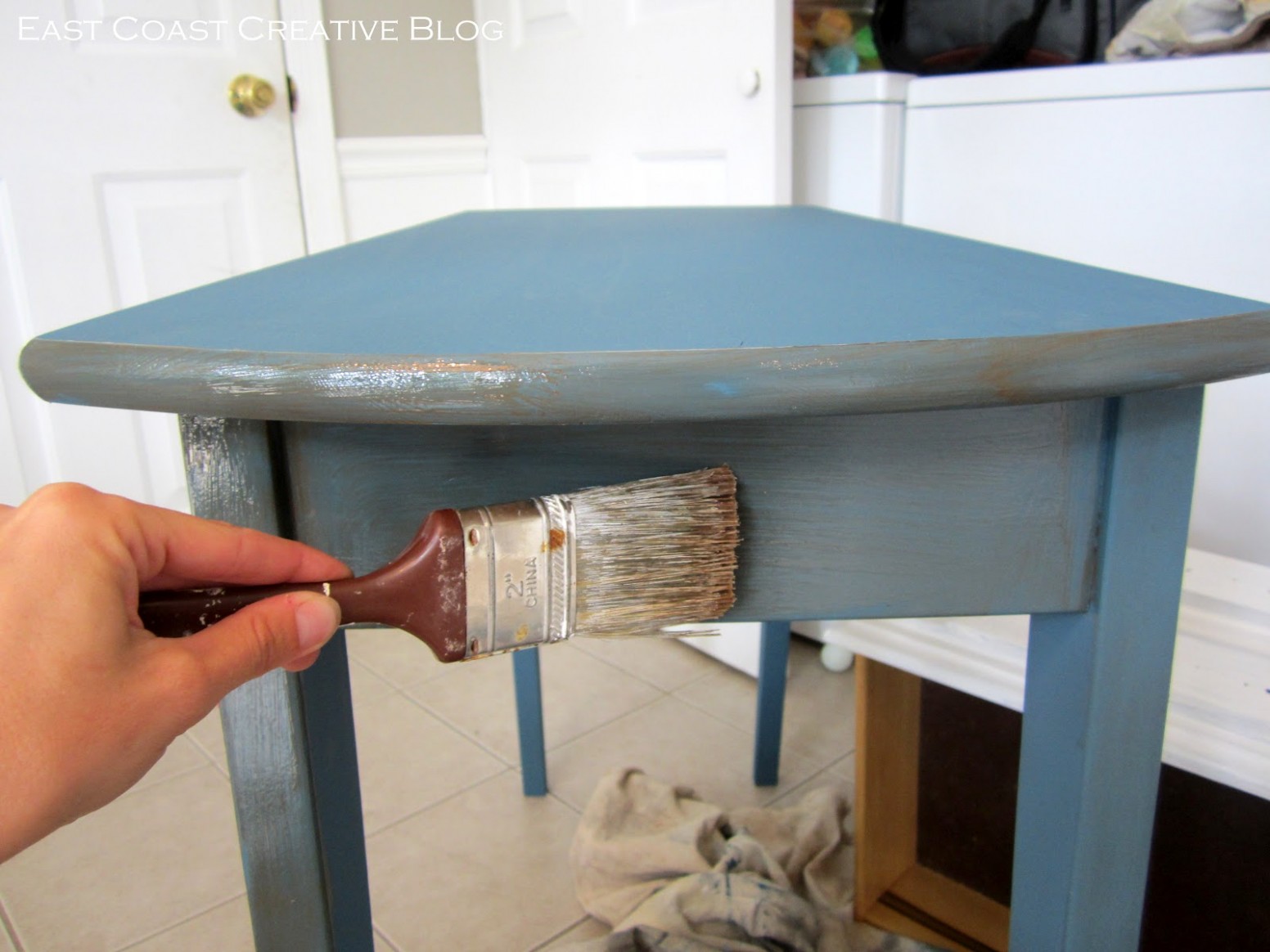 Side Table Makeover Annie Sloan Chalk Paint Annie Sloan Chalk Paint Vs Valspar