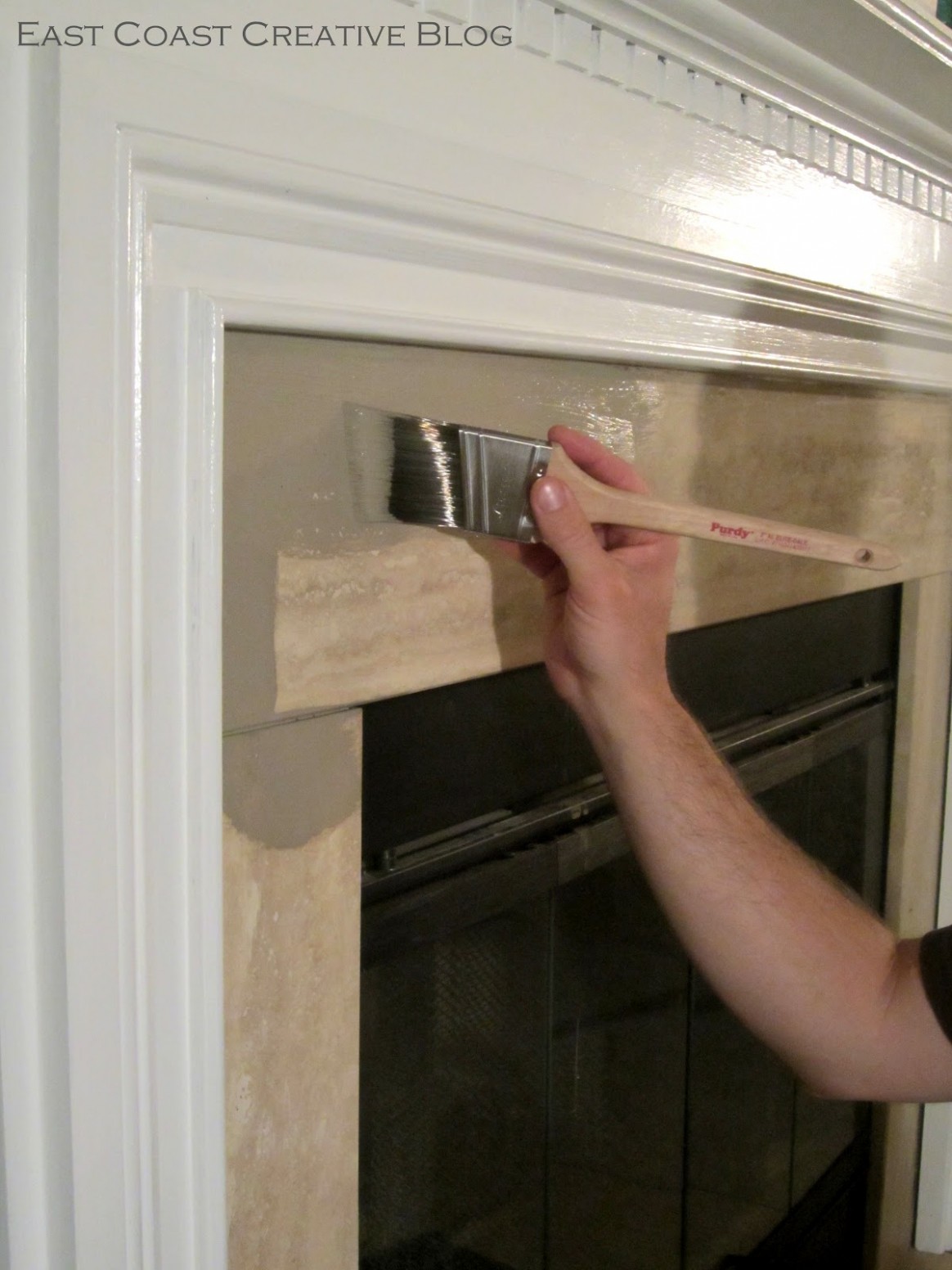Simple Fireplace Upgrade Annie Sloan Chalk Paint Can You Paint Over Chalk Paint After Waxing
