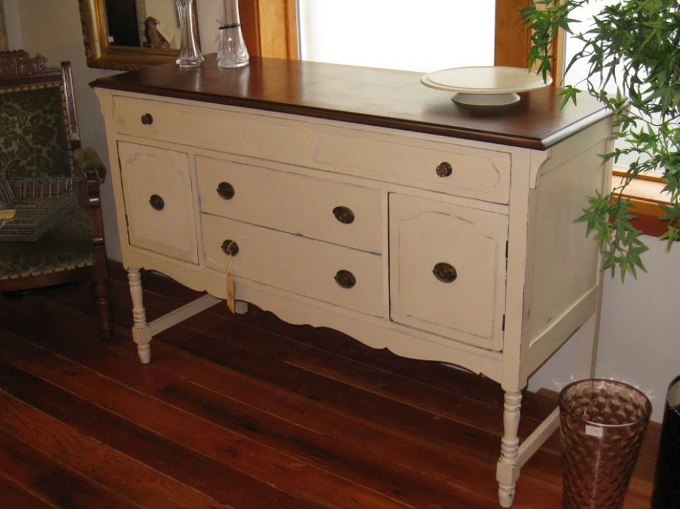Sold – Quality Antique Sideboard Hand Painted In Annie Sloan Old ..