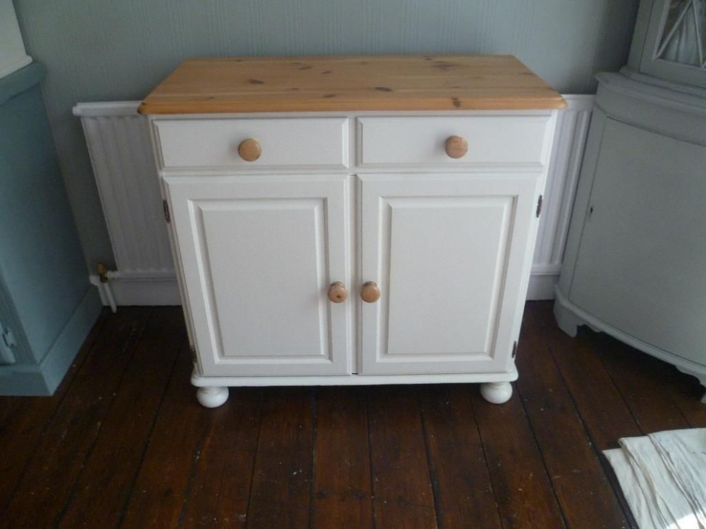 Solid Pine Shabby Chic Up Cycled Sideboard In Annie Sloane ..