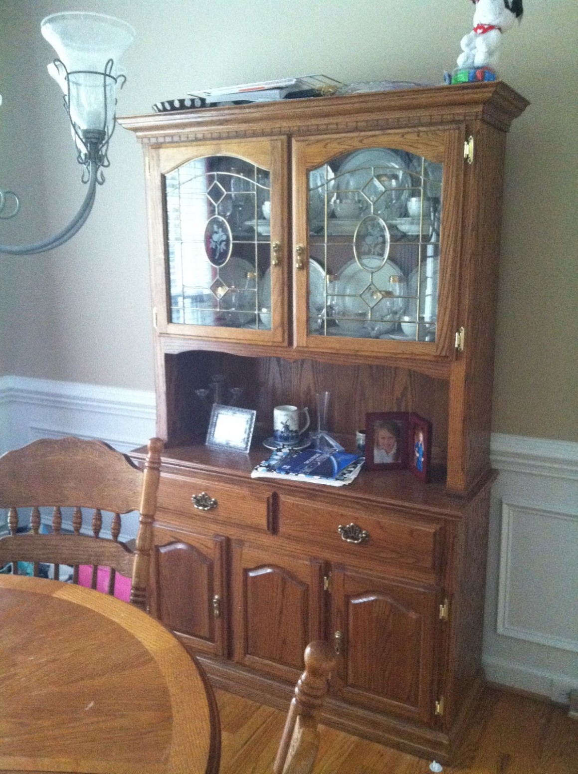 Studiokdesigns: Dining Set & Hutch Makeover Hobby Lobby Distressed Furniture