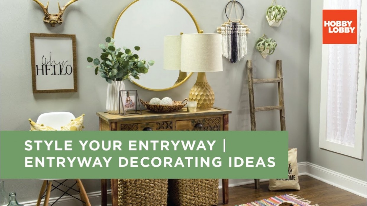 Style Your Entryway Home Decor | Hobby Lobby Furniture From Hobby Lobby