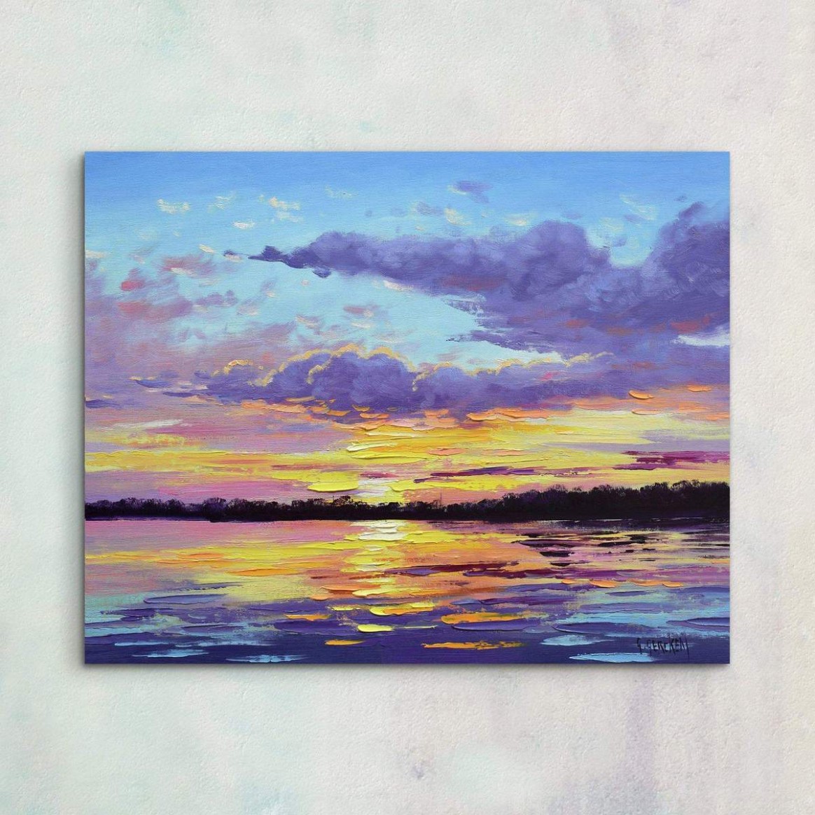 Sunset Reflections Resin Painting Cl Near Me
