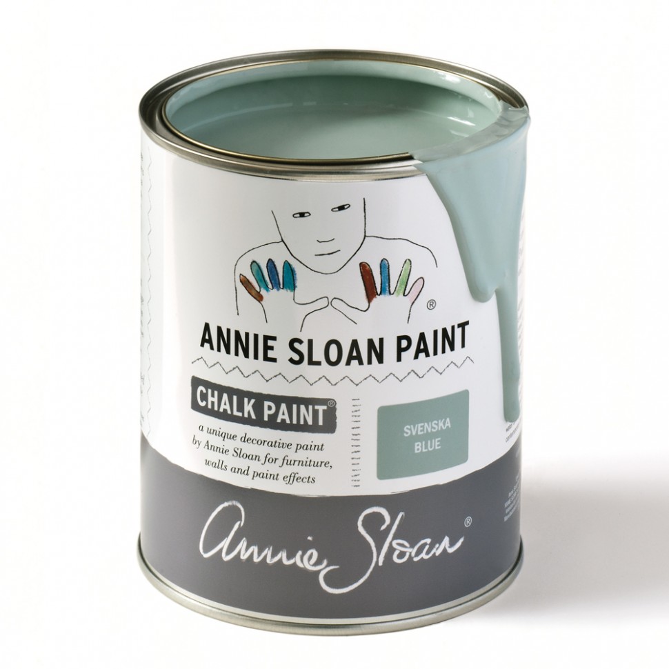 Svenska Blue Chalk Paint By Annie Sloan Painting With Annie Sloan Chalk Paint Uk