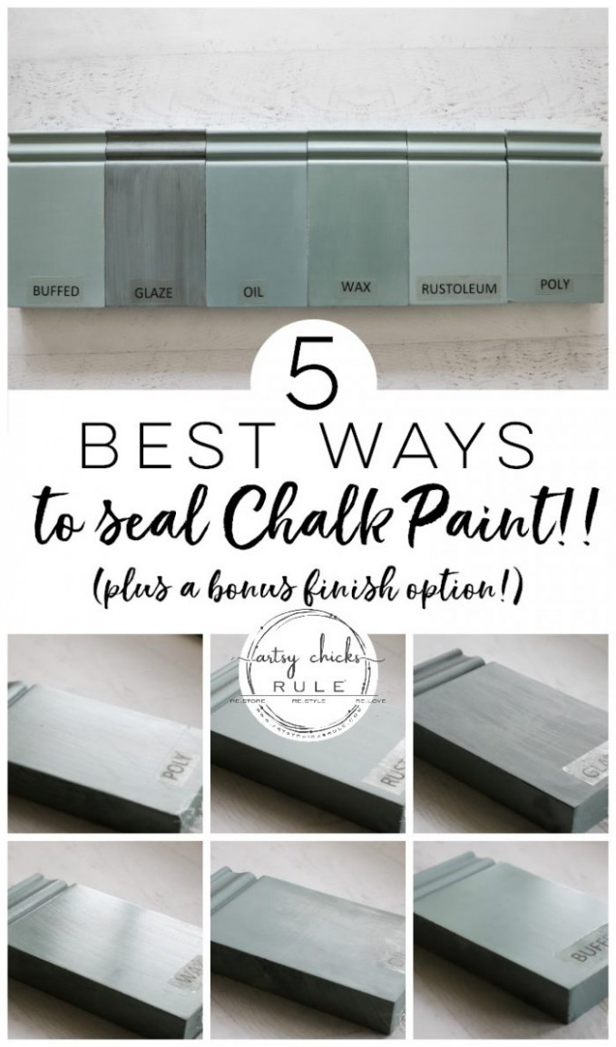 The 5 Top Ways To Seal Chalk Paint (or Milk Paint!) Artsy Chicks ..