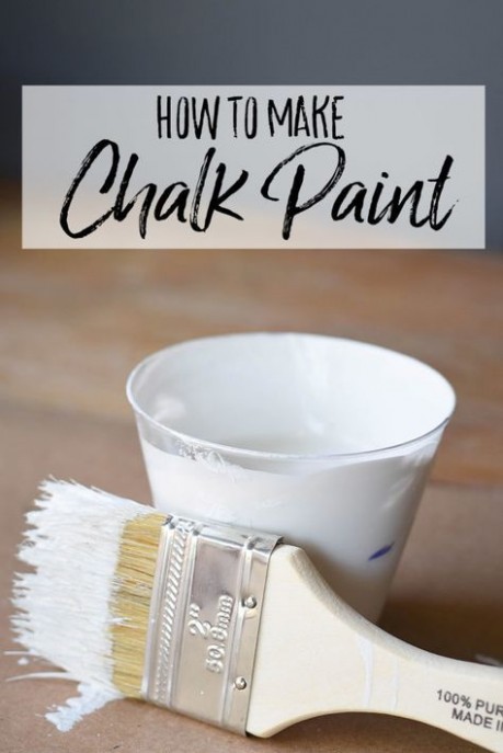 The Best Diy Chalk Paint Recipe | Diy Chalk Paint Recipe ..