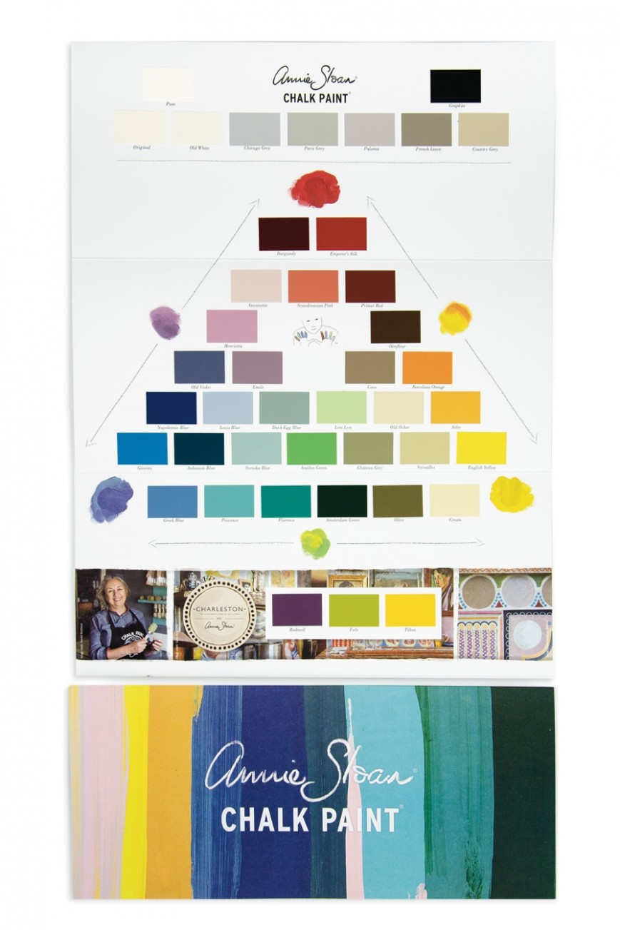 The Chalk Paint® Colour Card Annie Sloan Chalk Paint Colors Where To Buy