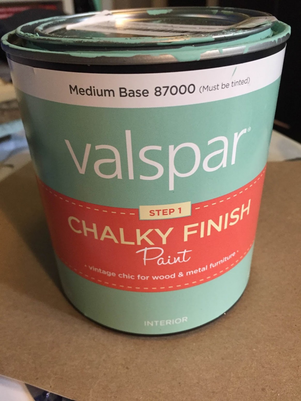 The Dabbling Crafter: Review Of Valspar Chalk Paint Can You Use Latex Paint Over Chalk Paint