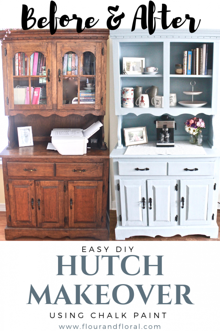 The Easiest Ever Diy Hutch Makeover Using Chalk Paint Where Can I Buy Chalk Paint From
