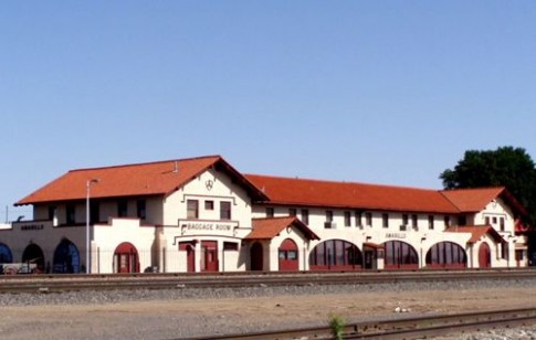 The Old At Depot In Amarillo, Texas | Santa Fe Railroad ..
