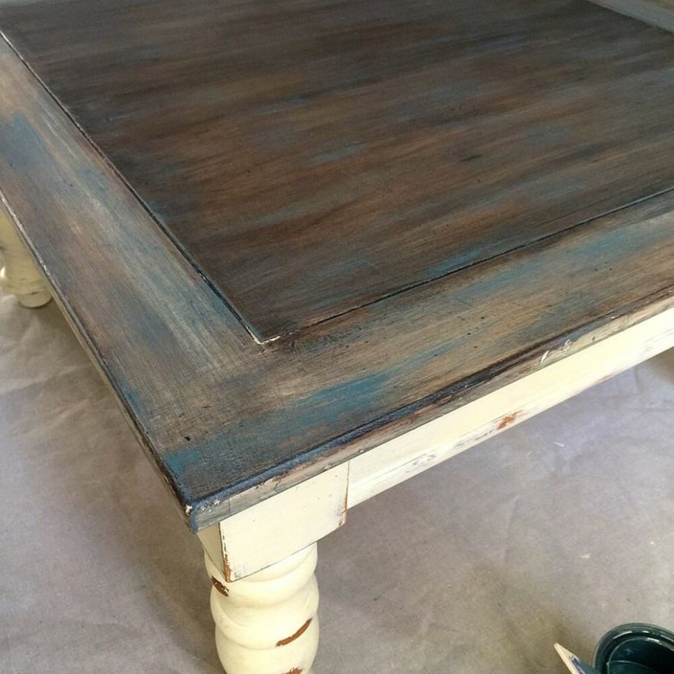 This Dry Brush Technique Will Add Age To New Wood | Hometalk How To Use Chalk Paint On Wood Table