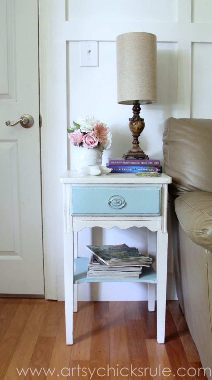 Thrifty End Table Makeover (annie Sloan Chalk Paint) Artsy ..
