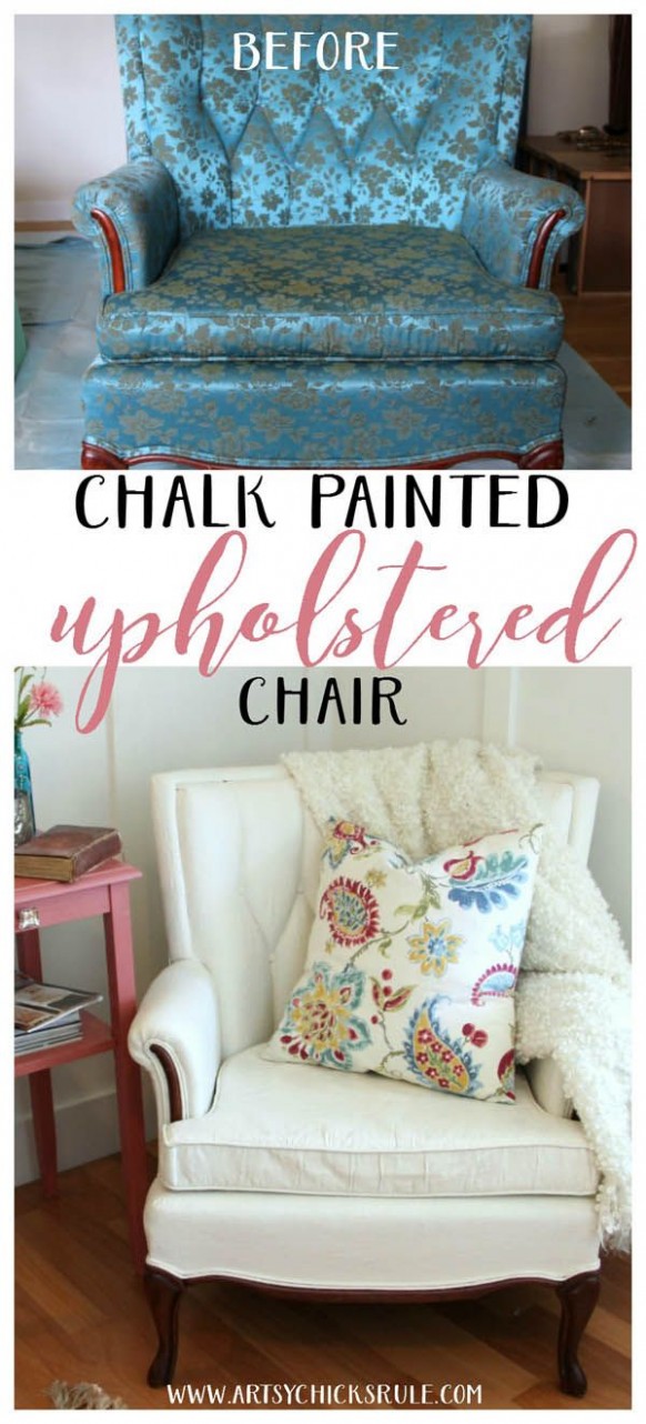 Thrifty French Chair Makeover (annie Sloan Chalk Paint) | Painting ..