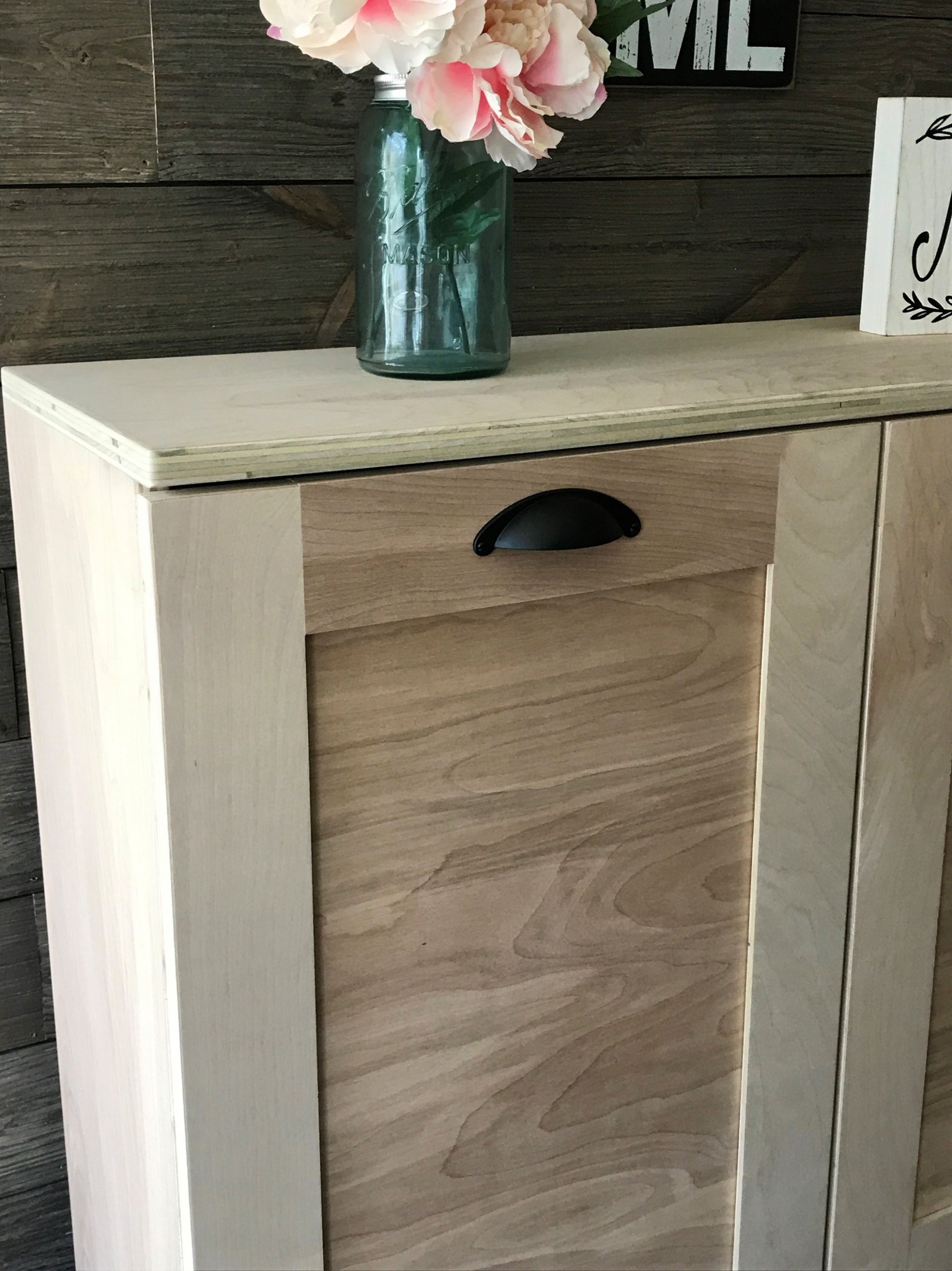 Tilt Out Trash Double Bin Unfinished Diy (d Raw) Hobby Lobby Unfinished Furniture