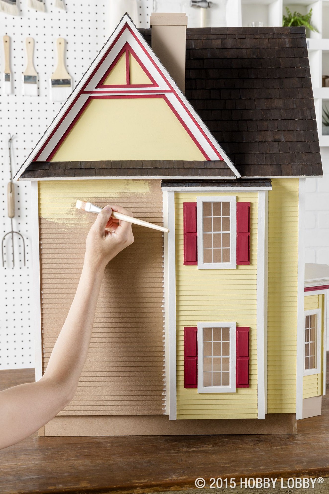 Tips For Painting A Dollhouse: 10) Start Painting At The Top, And ..