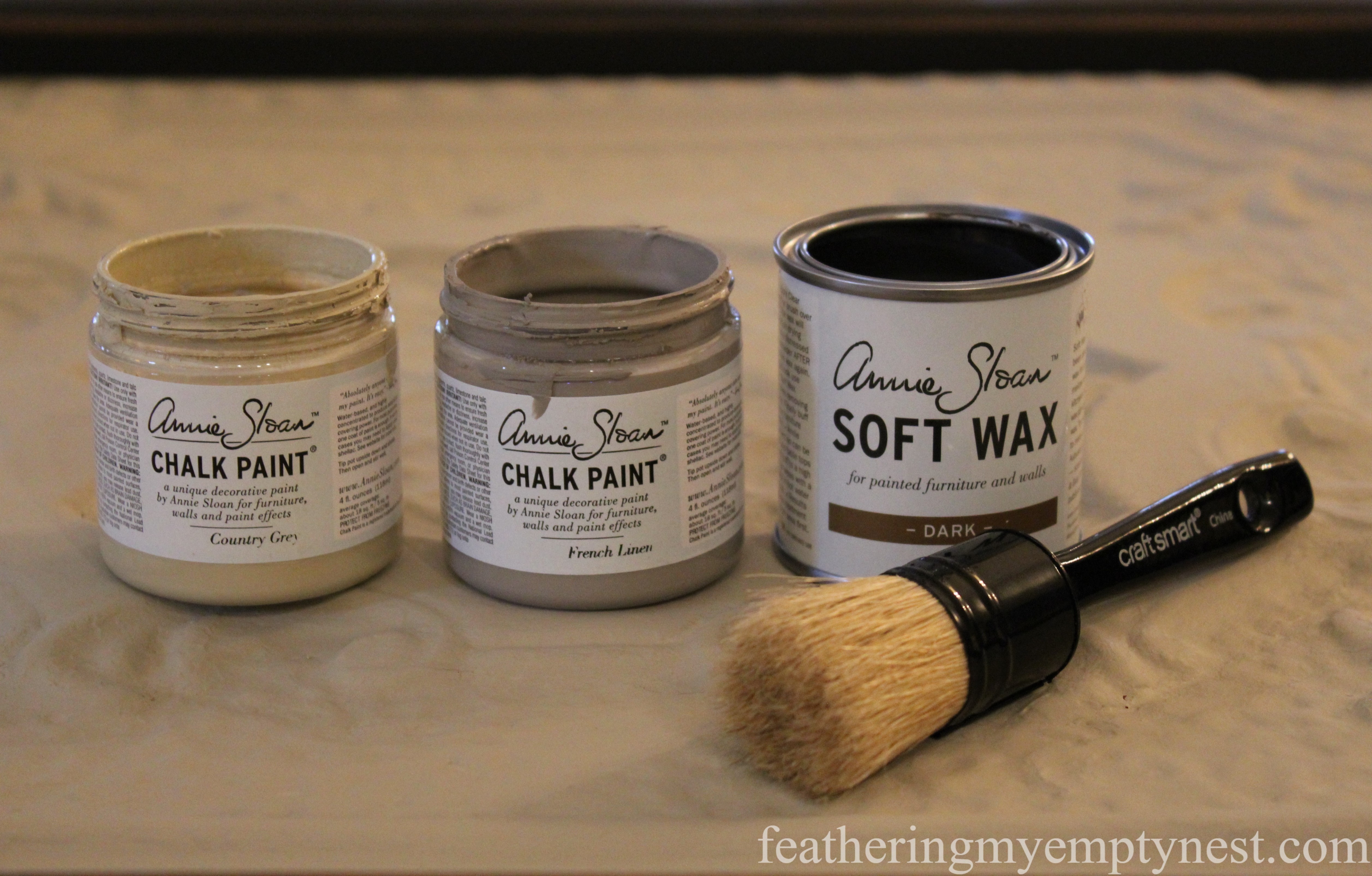 Tips For Using Chalk Paint And Dark Wax Feathering My Empty Nest Annie Sloan Paint French Linen