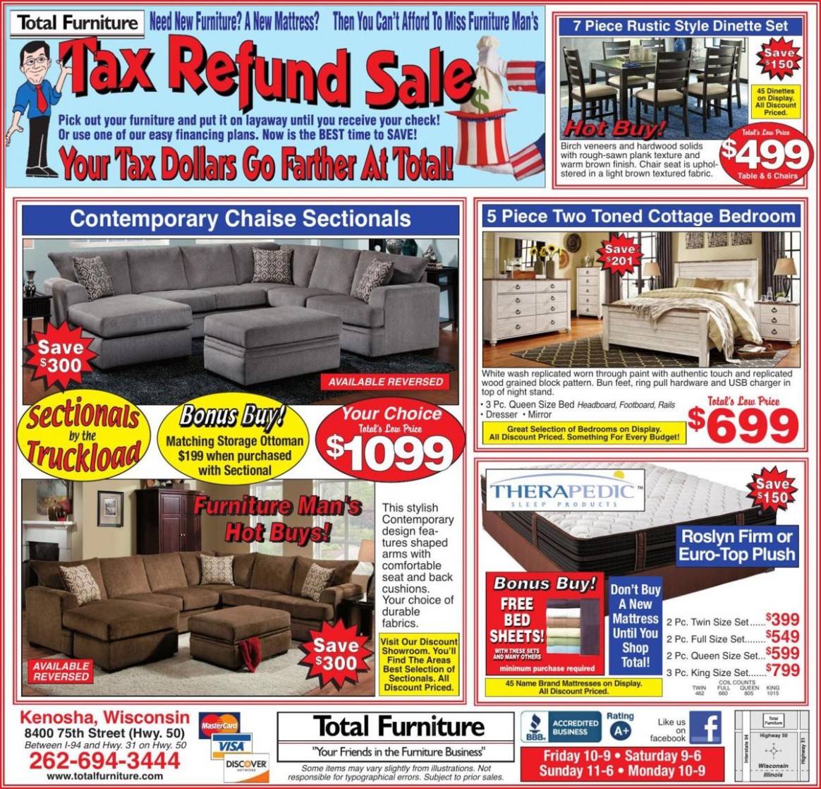 Total Furniture Ad From 7 7 7 | Furniture Repair ..