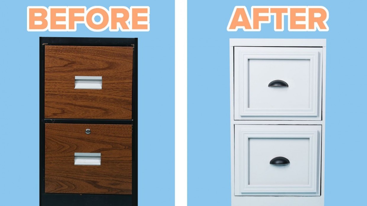 Transform Your Old File Cabinet Can You Use Chalk Paint On Metal Filing Cabinet