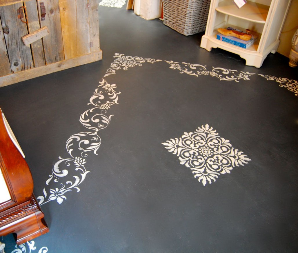 Using Annie Sloan Chalk Paint On Floors | Driven By Decor Annie Sloan Chalk Paint Gray