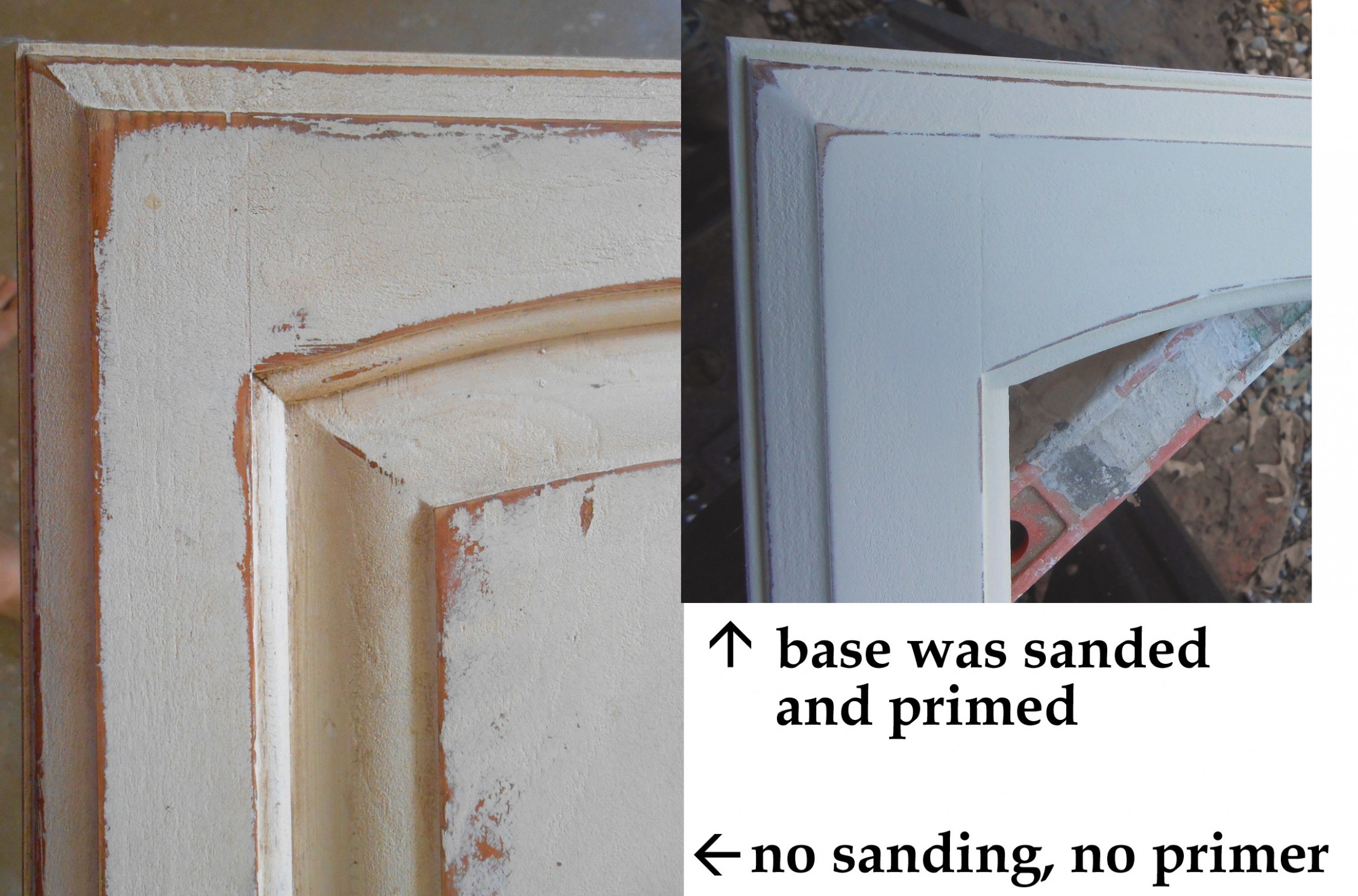 Using Chalk Paint For Oak Kitchen Cabinets (test Door) – Front ..