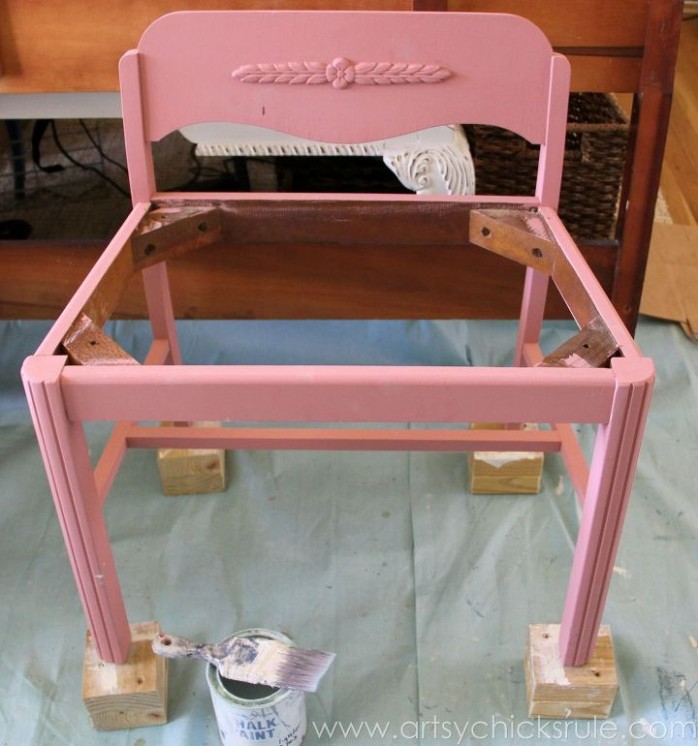 Vanity Chair Update With Annie Sloan Chalk Paint® | Hometalk Annie Sloan Chalk Paint Virginia Beach