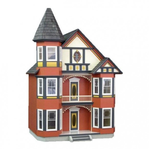 Victorian Painted Lady Dollhouse Kit. I Like The Pink ..