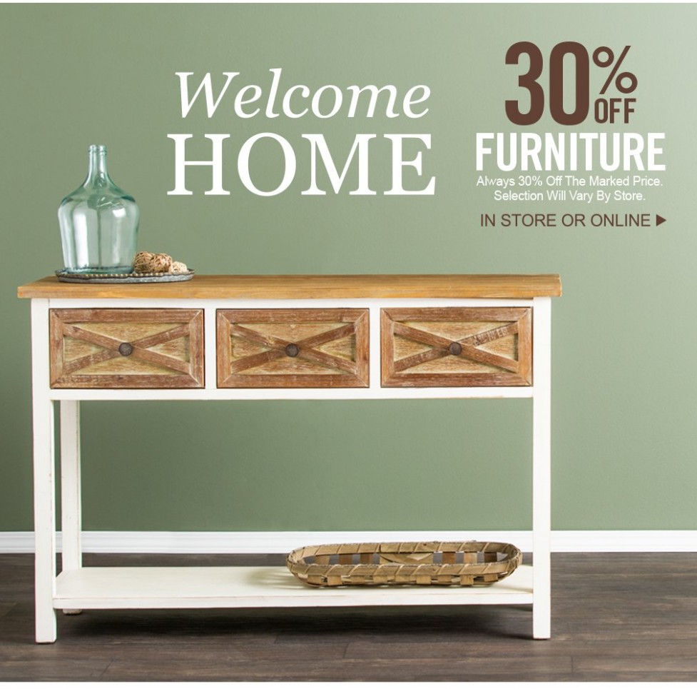 Welcome Home: 8% Off Furniture Hobby Lobby Email Archive Hobby Lobby In Store Furniture