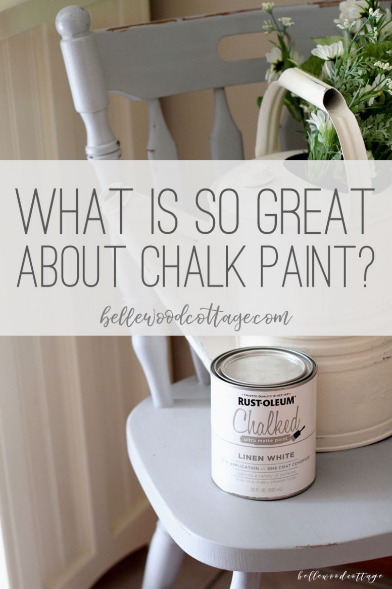 What Is So Great About Chalk Paint? Bellewood Cottage Chalk Paint Over Chalk Paint