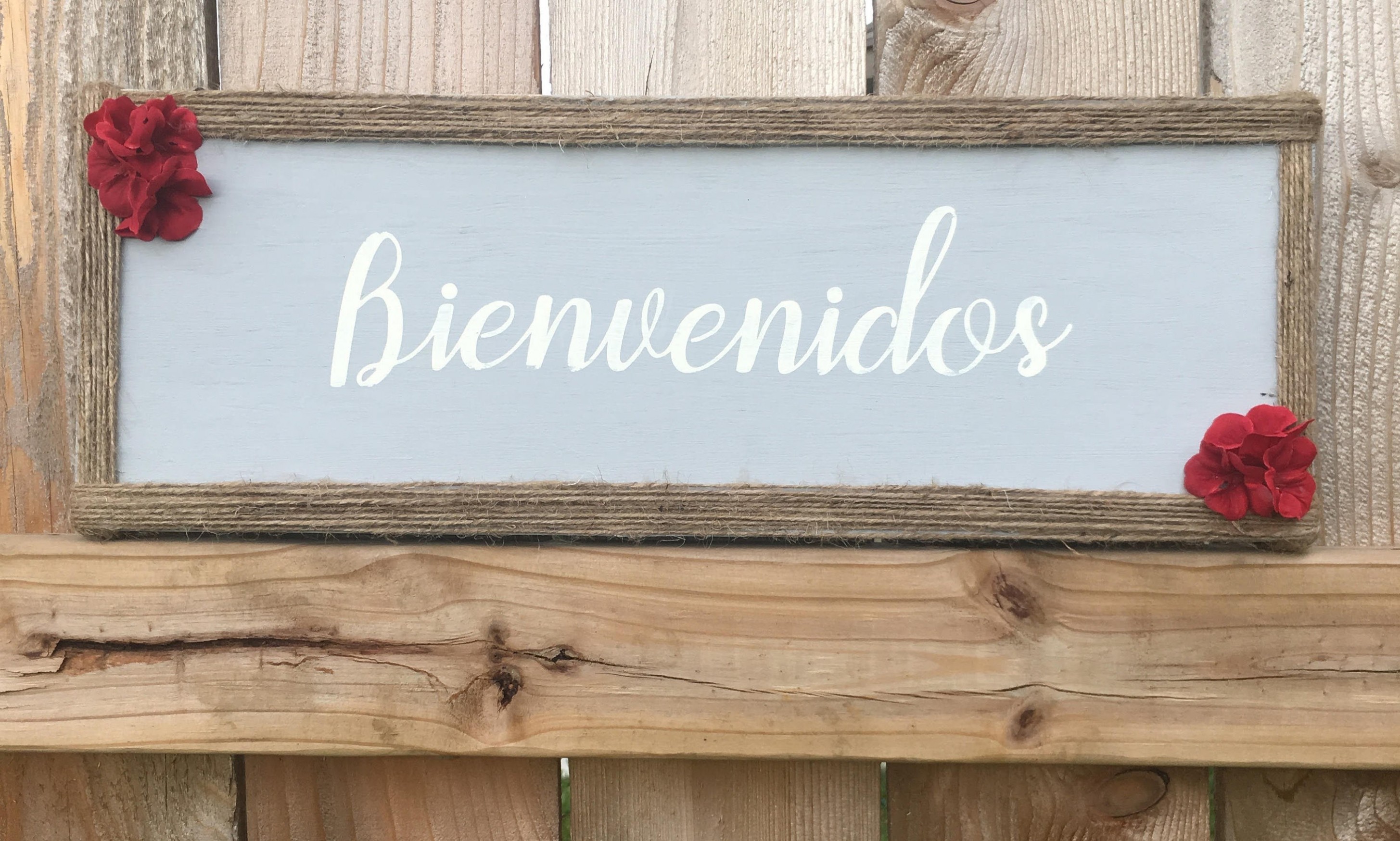 Wood Sign, Bienvenidos Wood Sign, Welcome, Spanish Wooden Sign, Rustic, Home Decor, Housewarming Gift, Christmas Gift, Farmhouse, Sign Who Sells Annie Sloan Chalk Paint In Houston