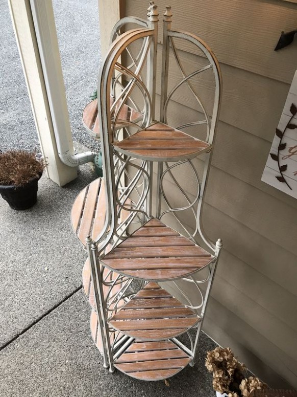 Wrought Iron And Wood Accent Shelves From Hobby Lobby For ..